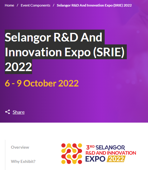 Selangor R&D And Innovation Expo (SRIE) 2022