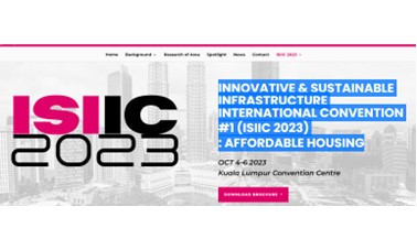 INNOVATIVE & SUSTAINABLE INFRASTRUCTURE INTERNATIONAL CONVENTION #1 (ISIIC 2023) : AFFORDABLE HOUSING