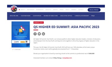 QS HIGHER ED SUMMIT: ASIA PACIFIC 2023