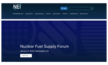 Nuclear Fuel Supply Forum