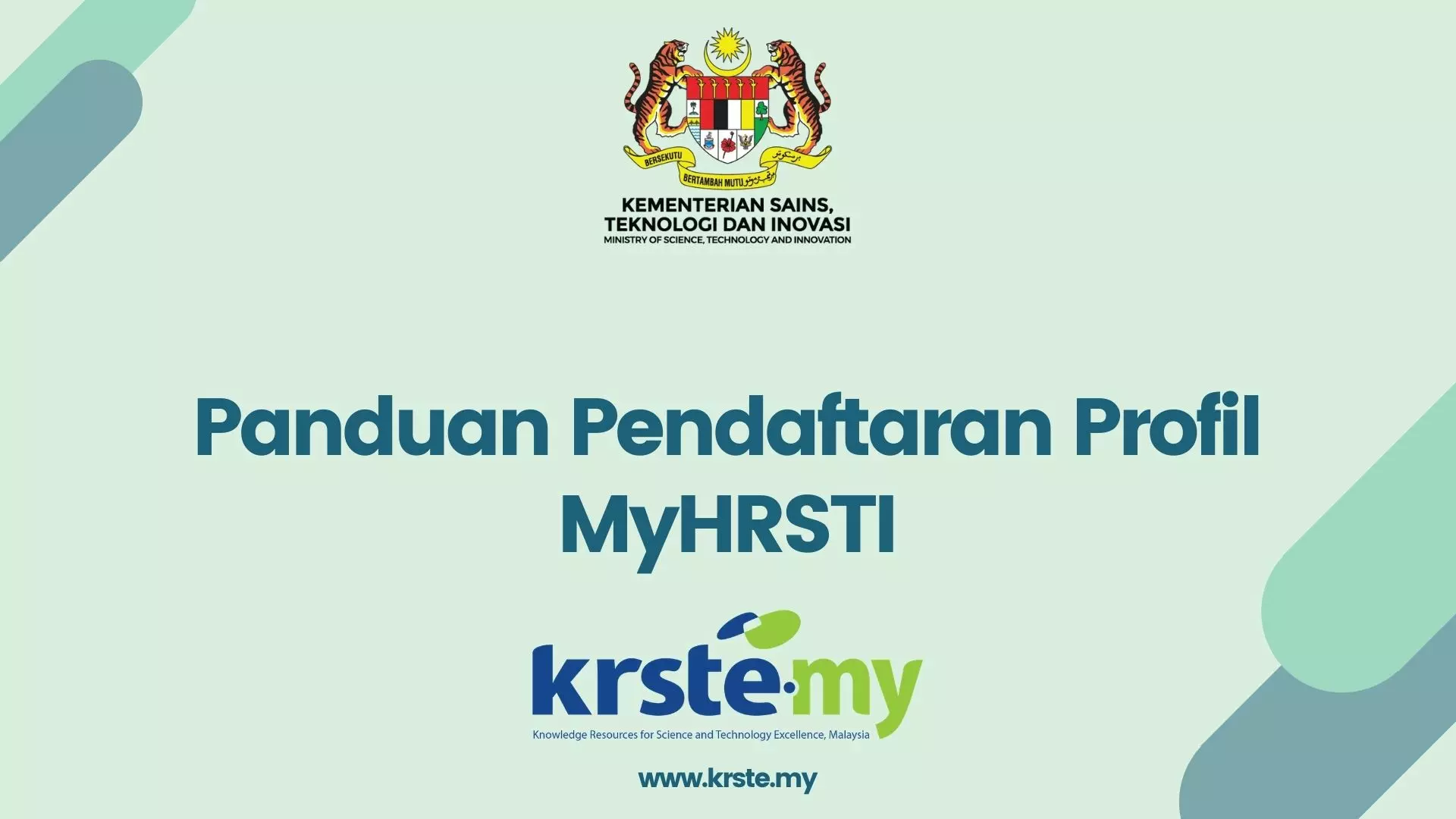 Panduan Pendaftaran Profil MyHRSTI