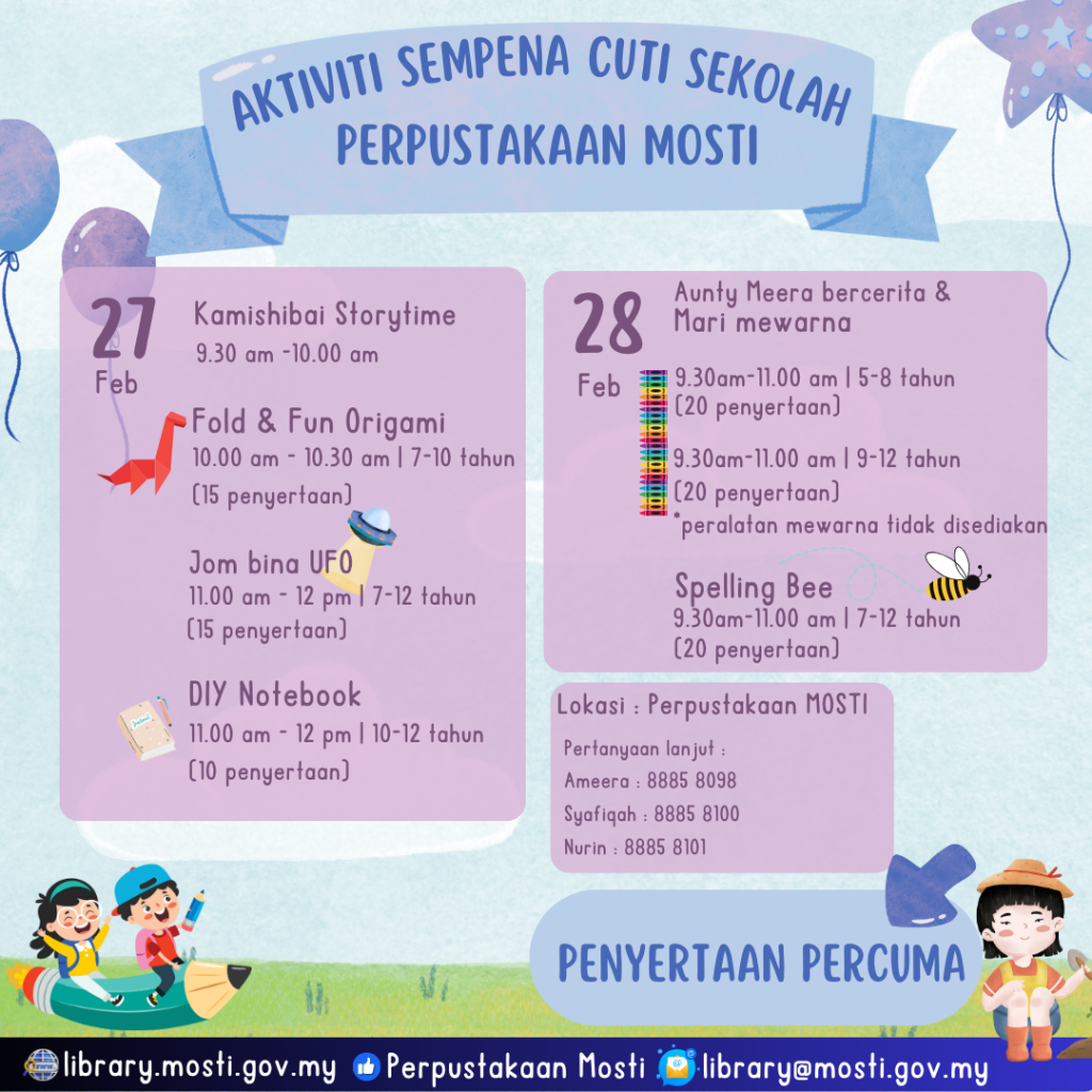 Poster Aktiviti Cuti Sekolah Nurin Syazwani Binti Mohd Adi (mosti)